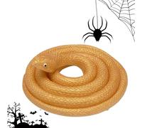 Toy Snake, 31.5Inch Simulation Snake, Scary Garden Props Animal Model Toys Halloween April Fools' Day Party Prank Props