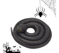 Toy Snakes, 31.5Inch Simulation Snake, Garden Snake Props to Keep Birds Away, April Fools' Day Pranks and Halloween Decoration