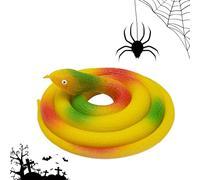 Toy Snakes - 31.5Inch Simulation Snake,Garden Snake Props to Keep Birds Away, April Fools' Day Pranks and Halloween Decoration