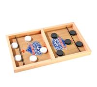 Toy Soccer Puck Game Desktop Table Funny Table Sports Bagatelle Game Foosball Sport For Boy Adults Reduce Stress Interactive Skill