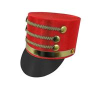 Toy Soldier Costume Hat | Nutcracker Cosplay Top Hat | Christmas Tree Topper Accessories | for Cosplay Stage Performance Dress Up Party Carnival Halloween Family Gatherings Parades