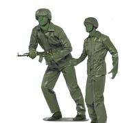 Smiffys, Mens Toy Soldier Costume, Top, Pants, Belt, Helmet and Foot Plate, M, Green