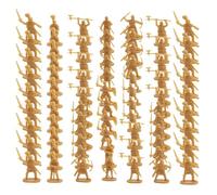 Toy Soldiers, 100 Piece Mini Soldier Figures, Ancient Miniature Model Statues For Board Games, Cake Decorations, Educational Projects, Party Favors, School Displays, Perfect For Boys & Girls