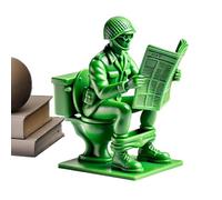 Toy Soldiers For - 7 cm Large Green Resin Soldier Figures, Classic Interactive Army Men, Miniature Character Ornaments, Collectable Desk Decoration, Funny Home Dis