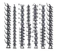 Toy Soldiers Men | Detailed Mini Soldiers Men - Miniatures Ancient Model Statues Board Game Playsets 100x for Cake Decorations Educational Projects Boys Girls Parties