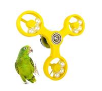 Toy Spinner Wheel - 10.6cm Interactive Bird Toy Cage | Rotating Activity Toy For Cockatiel Parakeets: Promotes Chewing Movement, Stimulation