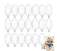 Toy Squeaker Inserts - 20 Pieces Oval Olive Noise Maker, Pvc Squeaky Replacement Parts with Long Lasting Design for Diy Crafts Pet Plush Toys | Squeaky Noise Maker Inserts for Kids Adults Pet Lovers