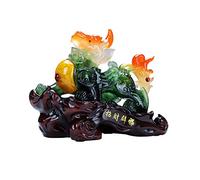 Toy Statue Home Car Deco Figurines Decor Creative Craft Sculpture Buddha Statues Pi Xiu Decoration Feng Shui Lucky Town House Evil Pi Xiu Home Living Room Office Desk Decoration Opening Collection Cra