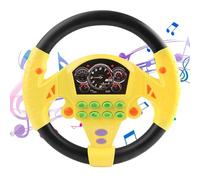 Toy Steering Wheel, Simulated Driving Simulator for Kids with Light and Sound, Portable Educational Toy, Multifunctional Learning Toy for Classroom, Birthday Gift, Teaching from 3 Years