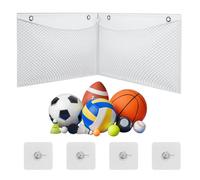 Toy Storage Net | Plush Toy Storage Organizer Wall Net | Space-Saving Plush Doll Organizer for Playroom Wall Kids Room Home Kindergarten Daycare Bathroom Toddler Girls