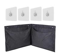 Toy Storage Net - Toy Corner Organizer Bag Wall Holder - Large Cute Plush Display Bag for Girls Boys Home Wall Playroom Door Kids Room Bathroom