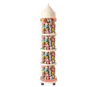 Toy Storage Tube Castle Shape Dustproof Aesthetic Decorative