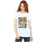 Toy Story 4 Buzz To Infinity Cotton Boyfriend T-Shirt Disney White 5XL