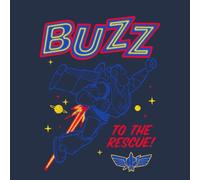 Toy Story 4 Buzz To The Rescue Men's T-Shirt - Navy - S