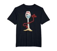 Toy Story 4 Forky T-Shirt, Men's Big and Tall, Black, 3X Tall