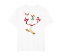 Toy Story 4 Forky T-Shirt, Men's Big and Tall, White, 6X Tall