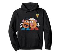 Toy Story 4 Mr And Mrs Potato Head Pullover Hoodie, Adult Unisex, Black, X-Large