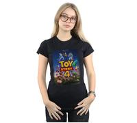 Toy Story 4 Poster Art Cotton T-Shirt Disney Black S