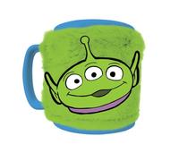 Toy Story Alien Fuzzy Mug 440ml, Official Disney Pixar Licensed Little Green Men Mug, Soft Touch Collectible Drinkware