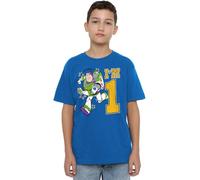 Toy Story Boys Birthday Buzz I'm 1 Unisex Kids T-Shirt, Royal, 9-10 Years UK