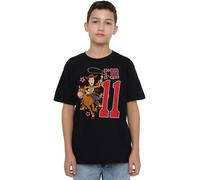 Toy Story Boys Birthday Woody I'm 11 Unisex Kids T-Shirt, Black, 7-8 Years UK