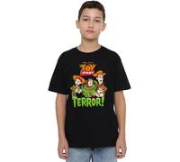 Toy Story Boys Group Terror Unisex Kids T-Shirt, Black, 9-10 Years UK