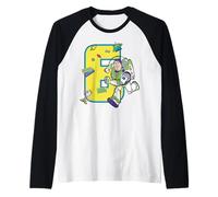 Toy Story Buzz 6 Birthday Raglan Baseball Tee