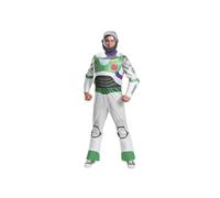 Toy Story Buzz Lightyear Costume for Adults, by Disguise, Includes Helmet with Iconic Padded Space Suit, Comfortable Fit with Detailed Design, Size 42-46
