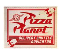 Toy Story Buzz & Woody Adventure Pizza Planet Box Wallet Bi-Fold ID & Card Holder, Multicolor