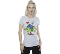 Toy Story Christmas Lights Aliens Cotton T-Shirt Disney Grey L