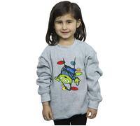Toy Story Christmas Lights Aliens Sweatshirt Disney Grey 7-8 Years