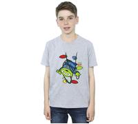 Toy Story Christmas Lights Aliens T-Shirt Disney Grey 3-4 Years
