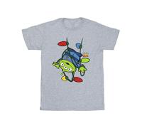 Toy Story Christmas Lights Aliens T-Shirt Disney Grey 5XL