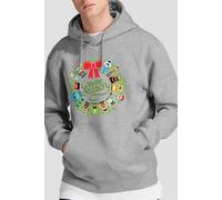 Toy Story Christmas Wreath Toy Story, Monsters Inc., Cars, Up Hoodie Light Grey Toy Story Light Grey XXL