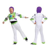 Toy Story Buzz Lightyear Costume for Kids, by Disguise, Includes True to Film Character Jumpsuit with Hood, Comfortable Fit with Detailed Design, Age 3-4