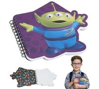 Toy Story Inspired 2D Shape Wired Notebook, Children’s Notepad | Boys or Girls Sketchbook, Best Gift and Useful for All School Going Kids (Toy Story Alien)