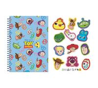 Toy Story (Kindness Club) A5 Wiro Notebook With Sticker Sheet, Official Licensed A5 Wiro Spiral Notebook with Sticker Sheet, Lined Writing Journal for School, College, Stationery Gift