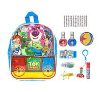 Toy Story Makeup Filled Backpack Set with 12 Pieces, Including Hair Clips, Nail Polish, Lip balms, Nail Sticker for sleepovers and Makeovers by Townley Girl