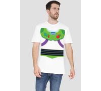 Toy Story Men's Buzz Lightyear Costume T-Shirt White | Size: Medium Toy Story White M