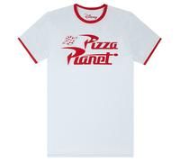 Toy Story Mens Ringer Pizza Planet T-Shirt