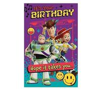 Toy Story Nephew Birthday Card, Blue, You're the Star Today Theme