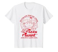 Toy Story Pizza Planet Aliens T-Shirt, Youth, White, 2T