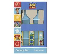 Toy Story Playtime 3 Piece Cutlery Set - Metal, Reusable Children's Knife, Fork & Spoon, Kids-Size, Made from Food-Safe Stainless Steel & ABS Plastic - for 36 Months & Up