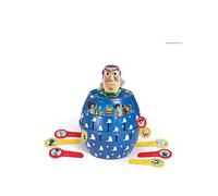 TOMY Pop Up Buzz Lightyear Game, Toy Story Kids Action Game, Family Guessing Game with Pegs, Fun Disney Pixar Buzz Lightyear Barrel Game, Fast Turn-Taking Play for 2-4 Players, Ages 4+
