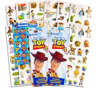 Toy Story Stickers Party Favors Pack - Bundle Includes 240 Toy Story Stickers with Bonus Mickey Mouse Stickers (12 Sticker Sheets Toy Story Party Su