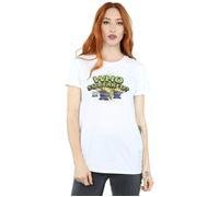 Toy Story Who Squeaked? Cotton Boyfriend T-Shirt Disney White S