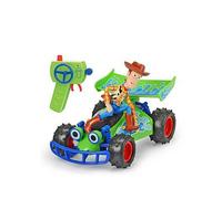 Jada Disney Pixar Toy Story Turbo Buggy With Woody Radio Control Vehicle, 2.4 Ghz,1: 24 scale