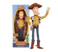 Toy Story Woody Roundup Talking Sheriff Action Figure - 30 Movie Sound Effects, 38cm, Non-Toxic PVC Collectible Toy