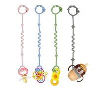 Toy Straps for Baby,RTMOK Silicone Setpacifier Clip,Applies to Car Seat Toy,Teether Toy,High Chair,Stroller Accessories,Baby Toy Clips,Cribs,Rocking Chair