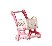 ＡＷＨＡＯ Toy Supermarket Trolley, Handcart, Interactive Developmental Toy for Toddlers, Role-playing Game for Children, pink